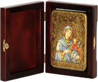 Настольная икона "Святая праведная Анна, мать Пресвятой Богородицы"